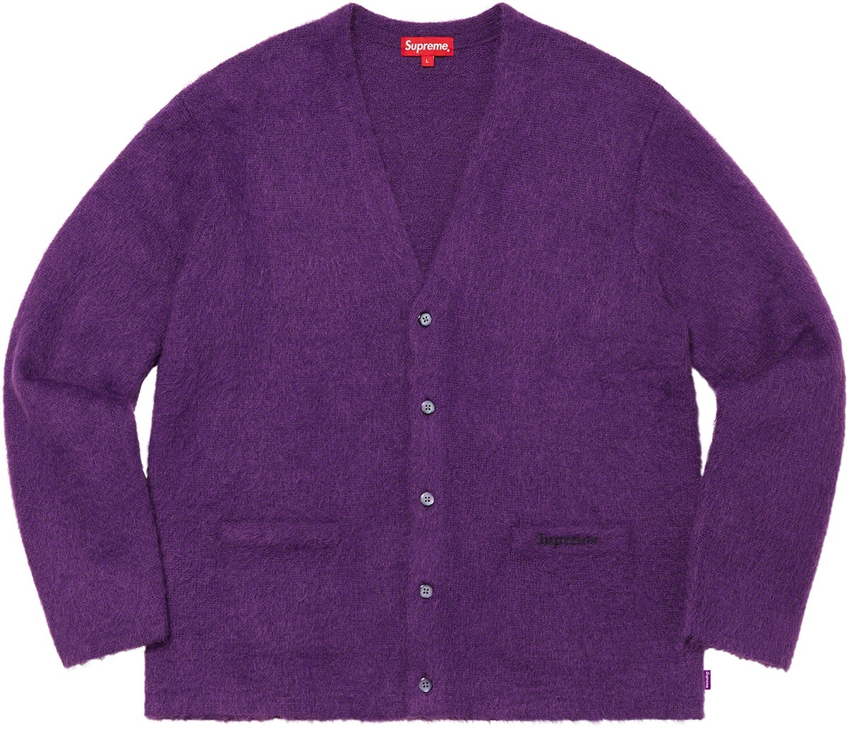 Brushed Mohair Cardigan view 4